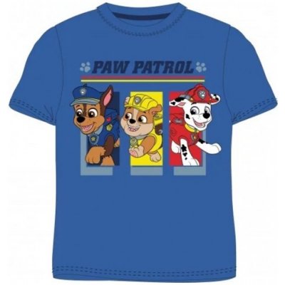 SpinMaster Chlapecké bavlněné tričko s krátkým rukávem Tlapková patrola modré – Zboží Dáma