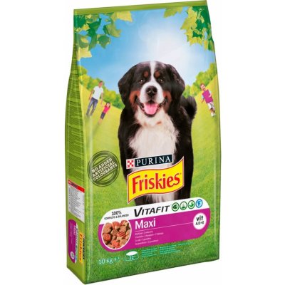 Purina Friskies VitaFit Maxi s hovězím 10 kg – Sleviste.cz