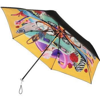 MiniMAX Personal Yellow skládací deštník s UV ochranou žlutý