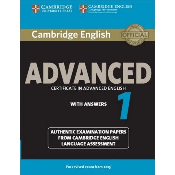 Cambridge English Advanced 1 for Revised Exam from 2015 Stud