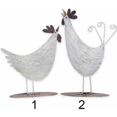 Slepice/kohout kov 15cm mix – Zboží Dáma