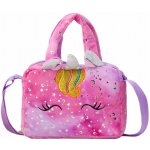 Girls Chlupatá plyšová kabelka Jednorožec tm. růžová – Zboží Dáma