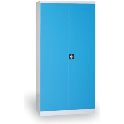 Plechová dílenská skříň na nářadí demontovaná, 1820 x 850 x 390 mm, modrá – Zboží Mobilmania