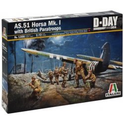 Italeri AS.51 Horsa Mk. I with British Paratroops D-DAY Normandy 1944 I1356 1:72