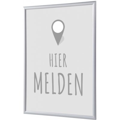Jansen Display Set klaprámu A1, Přihlášení, šedý, holandsky, 625 x 872 mm – Zboží Živě