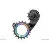 Doplňky na kolo Vodítko měniče AbsoluteBlack Hollowcage ® Shimano 9100/8000 rainbow