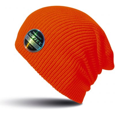 Result Headwear zimní čepice Softex Beanie fluorescenční oranžová