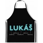 IMPAR Zástěra Mužská jména Neon Lukáš – Hledejceny.cz