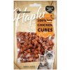 Pamlsek pro kočky Flamingo Hapki Cat Soft Chicken Cubes 85 g