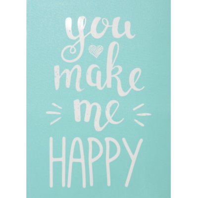 Pentart Sítotisková šablona You make me happy – Zboží Dáma Pentart Sítotisková šablona You make me happy – Zboží Dáma