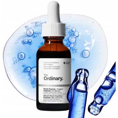 The Ordinary multi Peptide + Copper Peptides 1% protivráskové rozjasňující sérum 30 ml – Zboží Dáma