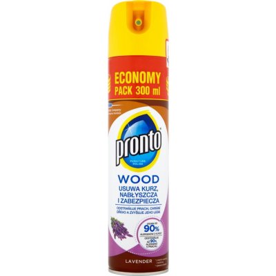Pronto Wood sprej proti prachu na dřevo levandule 300 ml – Zbozi.Blesk.cz
