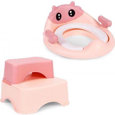 Ecotoys WC sedátko se schůdky růžové – Zboží Mobilmania