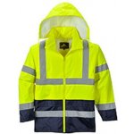 PortWest bunda Hi-Vis Classic Contrast H443 do deště reflexní Žluto-černá – Zboží Mobilmania