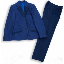LiLuS chlapecký společenský oblek luxusní modrý