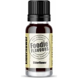 Foodie Flavours Přírodní koncentrované aroma 15 ml černý bez