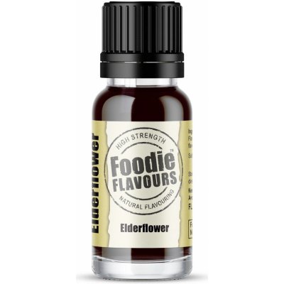 Foodie Flavours Přírodní koncentrované aroma 15 ml černý bez – Zbozi.Blesk.cz