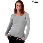 Jožánek kojicí tričko Kateřina dlouhý rukáv olivové – Zboží Dáma