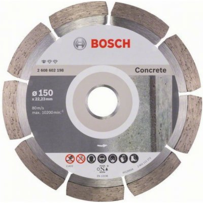 Bosch diamantový kotouč na beton Standard for Concrete 150 x 22,23 x 2 x 10 mm