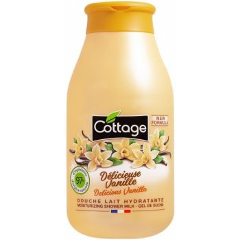 Cottage Moisturizing Shower Milk Delicious Vanilla sprchové mléko 97% přírodní 250 ml