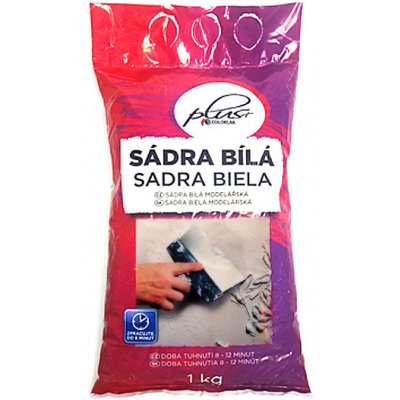 Sádra bílá, modelářská 1 kg – Sleviste.cz