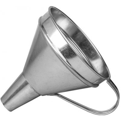 Kovový trychtýř se sítkem, Ø 150/30 mm, rovný – Zboží Dáma