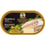 Kaiser Franz Josef Exclusive Makrela filety v olivovém oleji 170 g – Zboží Dáma