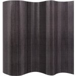 vidaXL Room Divider Bamboo Šedá 250 x 165 cm – Zboží Dáma