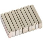 GEKO G02429 Magnet neodymový 10x4x1.5mm, plochý 10ks – Hledejceny.cz