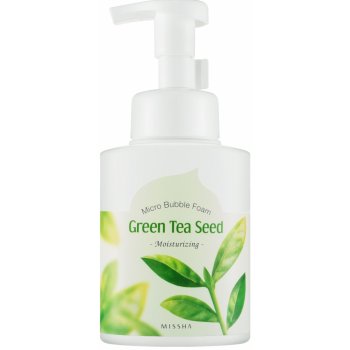 Missha Green Tea Seed hydratační čistící pěna s mikro bublinkami (Micro Bubble Foam) 250 ml