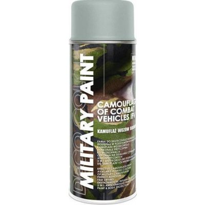 DecoColor 400 ml Sprej MILITARY PAINT šedý, odstín RAL 7038 – Zbozi.Blesk.cz