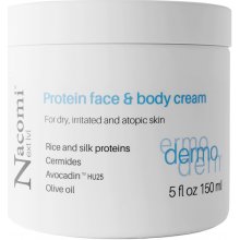 Nacomi Dermo Protein Face & Body Cream krém s proteiny pro atopickou suchou a podrážděnou pokožku 150 ml