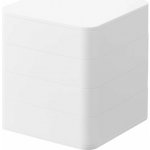 YAMAZAKI Tower 1753 bílé – Zboží Dáma