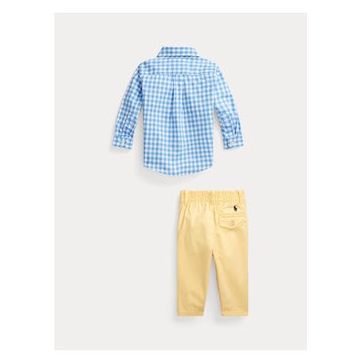 Polo Ralph Lauren komplet_koszula_i_spodnie_materialowe 320902172001 Modrá