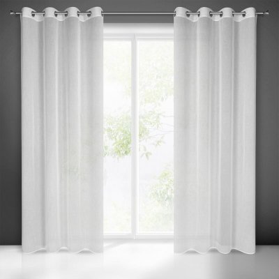 Takoy Záclona SANDRA z hladkého etamínu 140 x 250 cm-HF-401264 | 140 x 250 cm – Hledejceny.cz