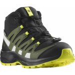 Salomon XA Pro 3D V8 Mid CSWP J black deep/Llchen green/safety yellow – Zboží Mobilmania