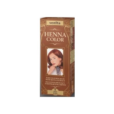 Venita Henna Color barvící balzám na vlasy 8 Ruby 75 ml
