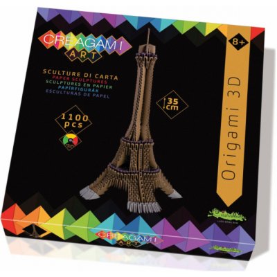 Creagami Origami 3D Eiffel Tower 1100 Pieces – Hledejceny.cz