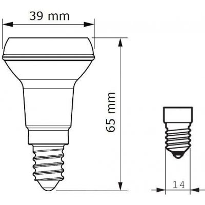 Philips CorePro LEDspot ND R39 1,8-30W E14 827 36DLED žárovka 1,8W R39lm – Hledejceny.cz