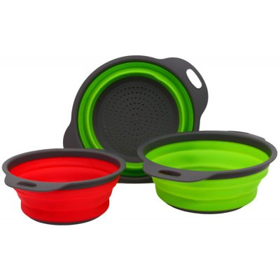 Royalty Sada skládacích cedníků 3 ks, materiál silikon – Zboží Mobilmania