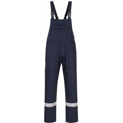Portwest BIZWELD IONA BZ17 Nehořlavé reflexní kalhoty s laclem námořní modrá