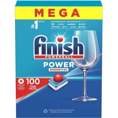 Finish Power Essential All in 1 tablety do myčky nádobí 100 ks – Zbozi.Blesk.cz