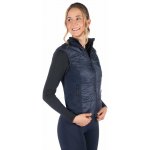 HKM Slimline Jezdecká vyhřívaná vesta H Style modrá – Zboží Dáma