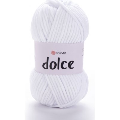 Yarn Art příze Dolce 741 bílá – Hledejceny.cz