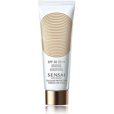Sensai Silky Bronze Cellular Protective Cream For Face protivráskový krém na opalování SPF30 50 ml