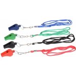 Merco plastic whistle coloured plus plastová píšťalka se šnůrkou – Sleviste.cz