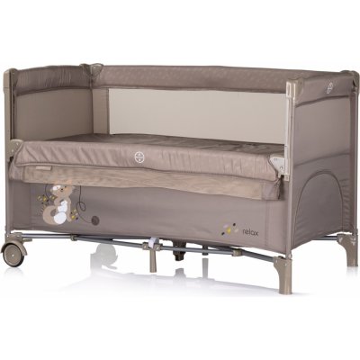 Chipolino Postýlka cestovní se sklopnou bočnicí Relax Tiramisu – Zboží Dáma