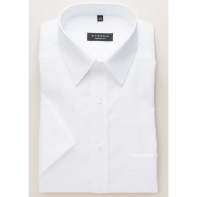 Eterna Comfort Fit košile "Popeline" s krátkým rukávem bílá 1100K198_00
