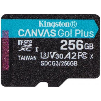 Kingsto Canvas Go! Plus 256 GB UHS-I U3 SDCG3/256GBSP