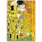 Shkolyaryk Skicák, sešit "Klimt&Van Gogh A5, tečkovaný, 80 listů, tvrdé desky, mix motivů – Zboží Mobilmania